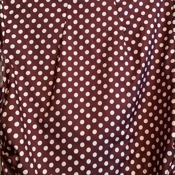 Brown Polka Dot Dress - Picture 3 of 8